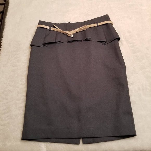 The Limited High Waisted Peplum Pencil Skirt - Picture 3 of 7